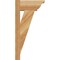 Ekena Millwork Traditional Traditional Rough Sawn Outlooker, Western Red Cedar, 6"W x 12"D x 24"H OUT06X12X24TRA01RWR - alternate 2